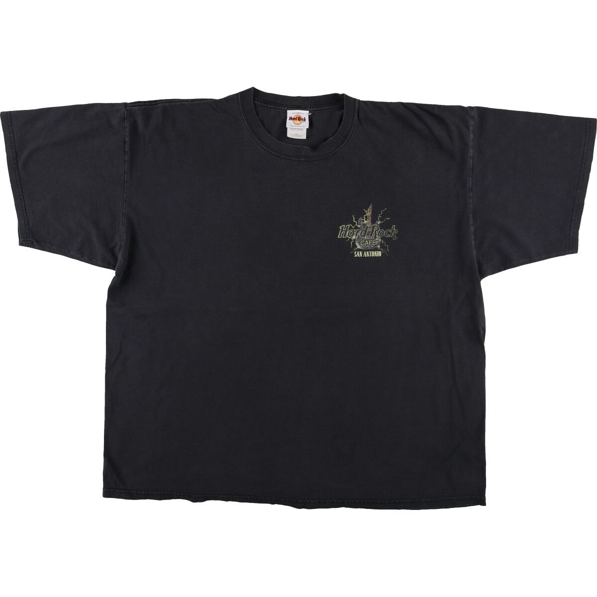古着 00年代 HARD ROCK CAFE ハードロックカフェ SAN ANTONIO サンアントニオ アドバタイジングTシャツ メンズXXL相当/eaa313970