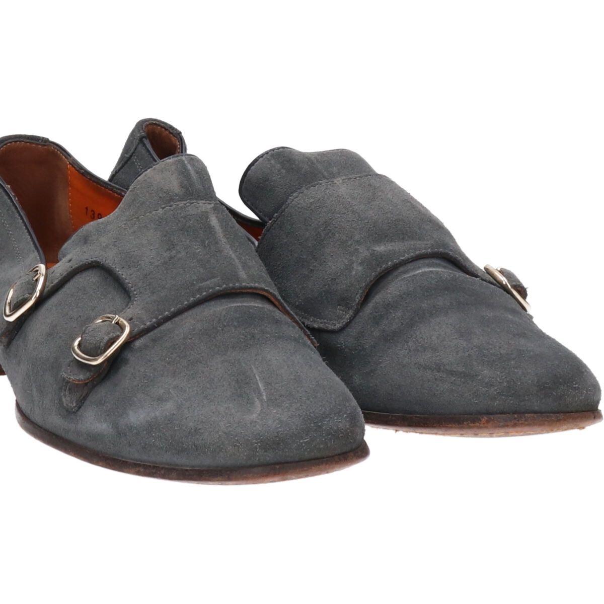 古着 サントーニ SANTONI ダブルモンクストラップシューズ イタリア製