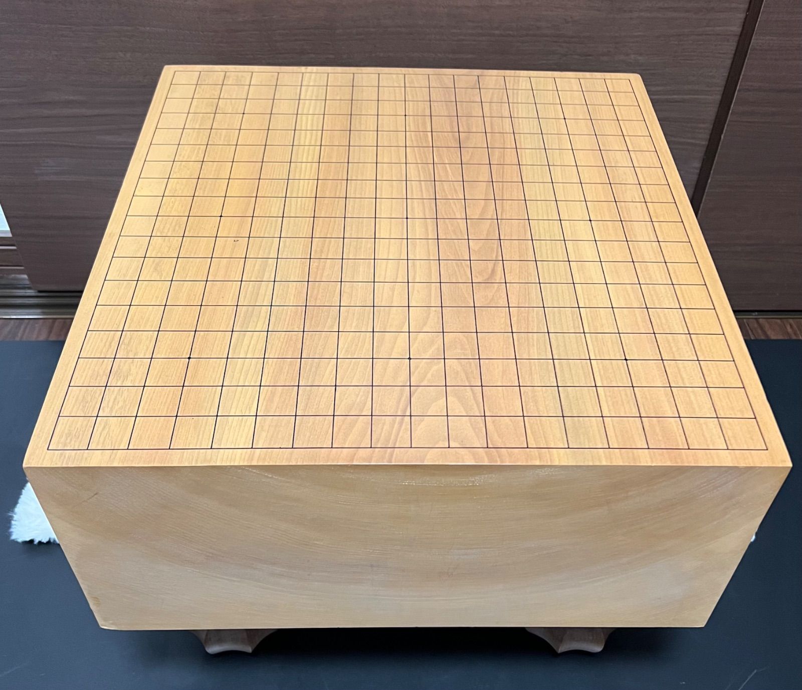 囲碁盤 へそ付 脚付 最高級 木目 厚い 碁盤 - メルカリ