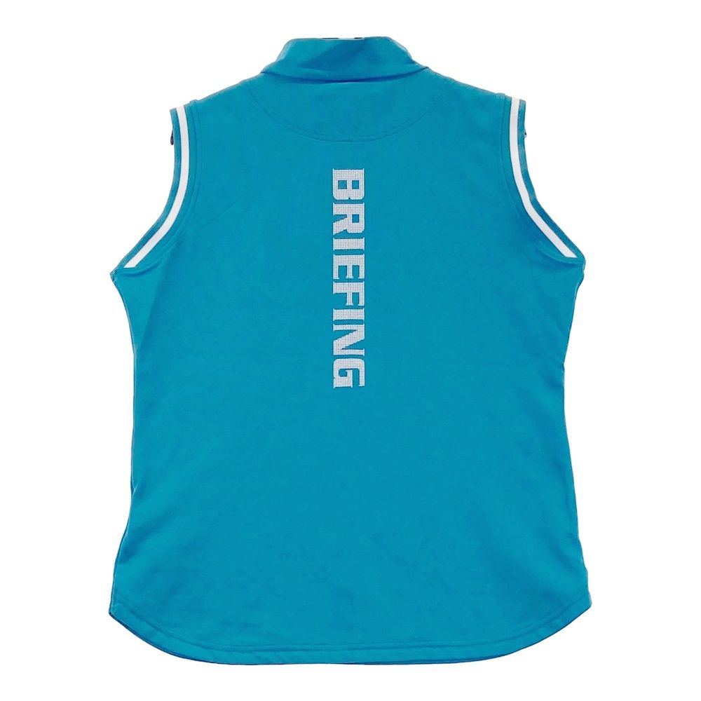BRIEFING GOLF ノースリーブシャツ モックネック M タグ付き サイズ：M BRIEFING GOLF ブリーフィング ハイネック ノースリーブT