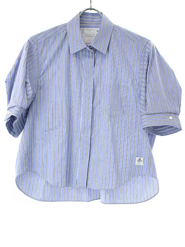 sacai サカイ 23SS Thomas Mason Cotton Poplin Shirt ショート