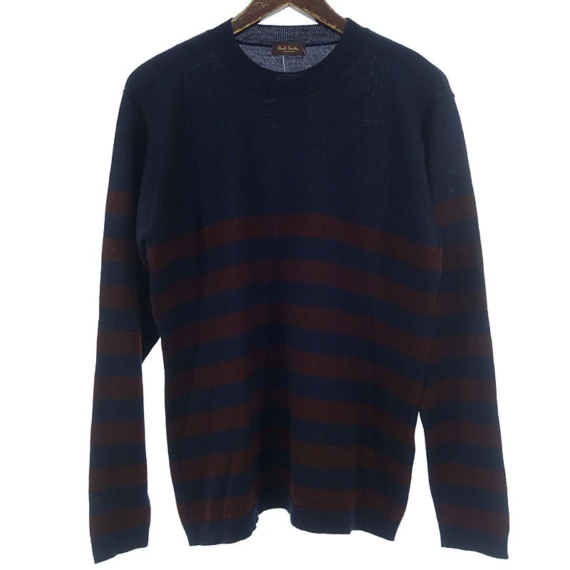 ポールスミス/PAUL SMITH ウール ボーダー クルーネック 長袖