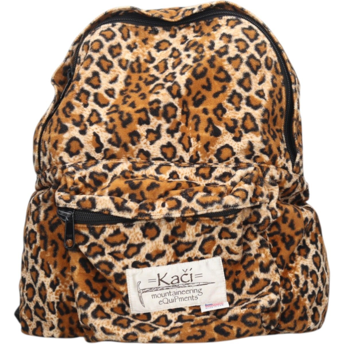 古着 KACI MOUNTAINEERING レオパード柄 ヒョウ柄 バックパック 
