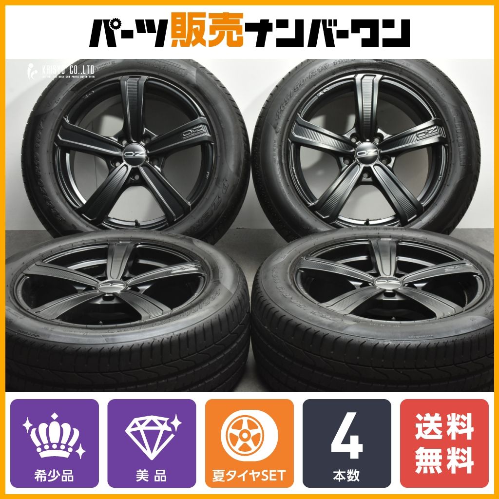 美品】OZレーシング モンテカルロ HLT 19in 9J +50 PCD130 ピレリ P 