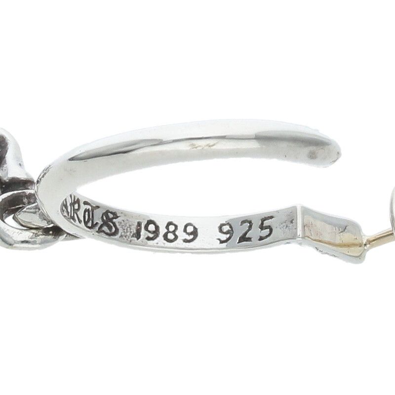 クロムハーツ No5 DAGGER/#5 ダガーフープ シルバーピアス メンズ  