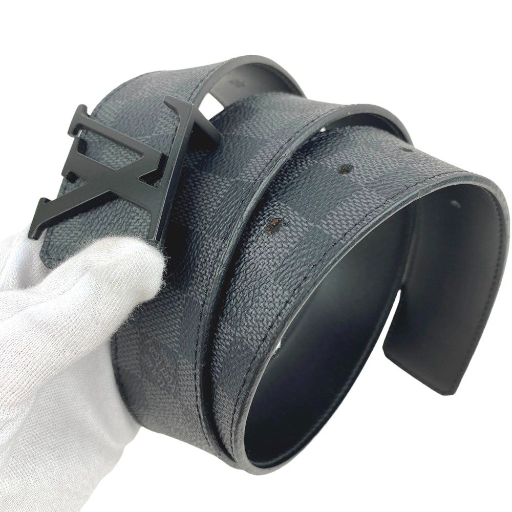 □美品□ ルイヴィトン LV サンチュール ベルト ダミエ グラフィット  