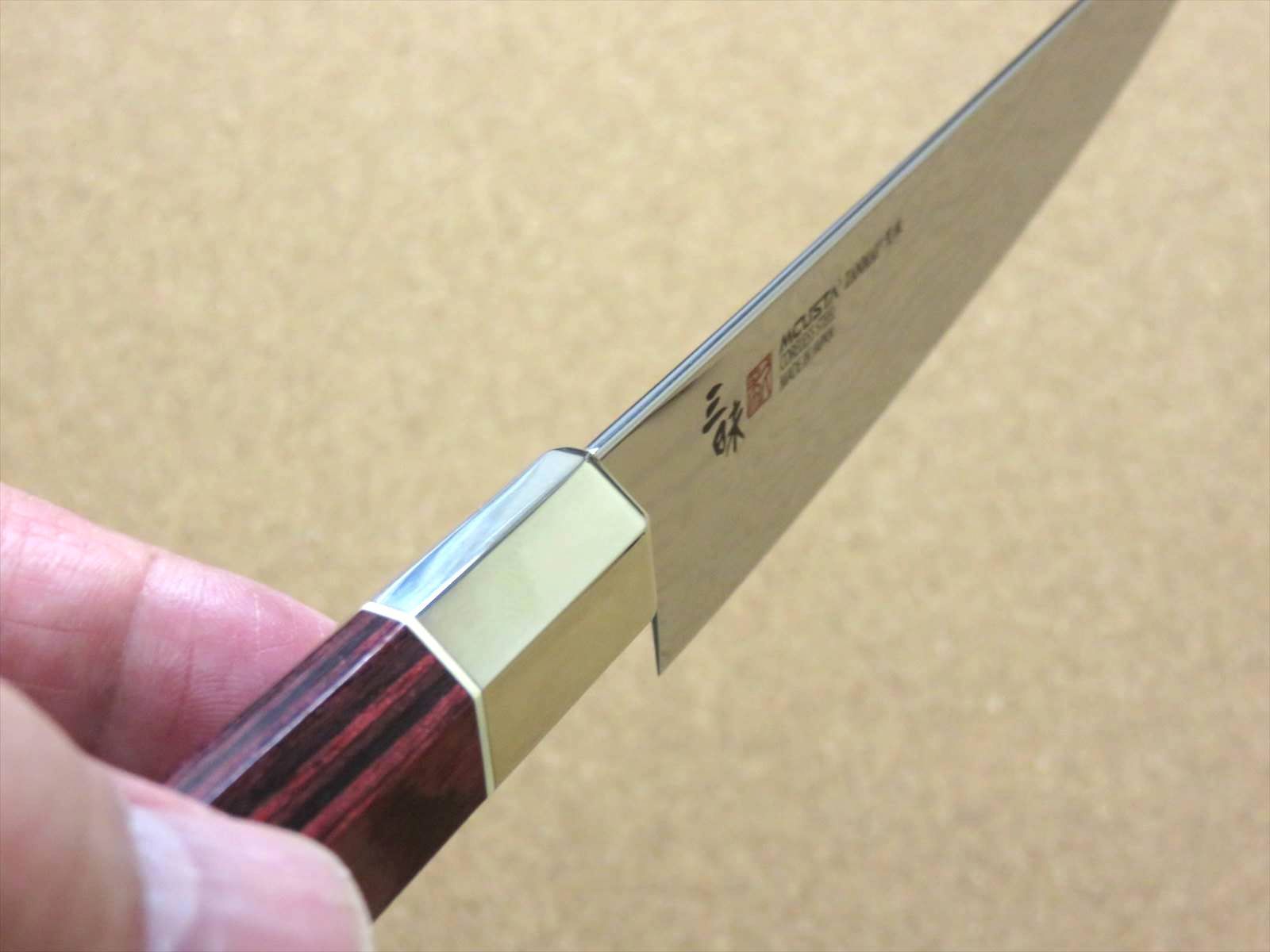 関の刃物 ペティナイフ 150mm 三昧 荒波 コアレス鋼 小型両刃 果物包丁