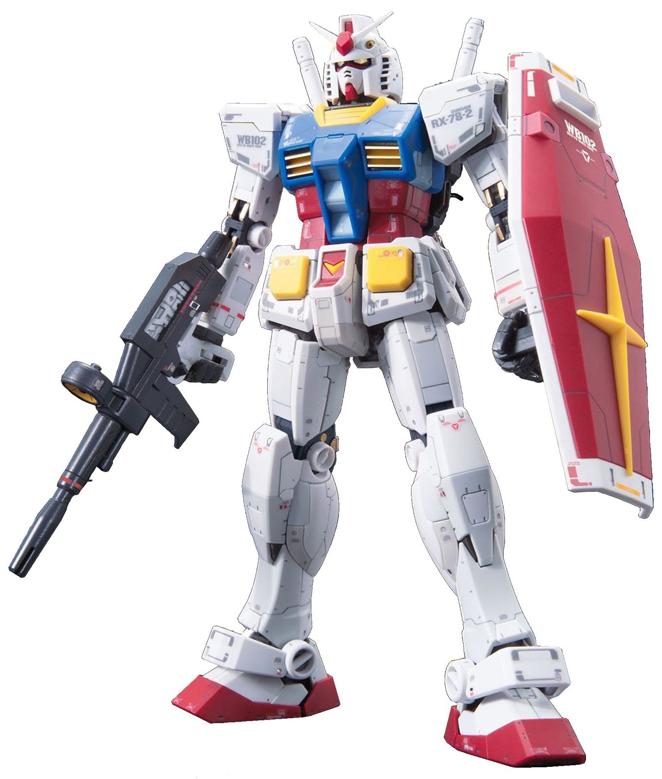 RG 機動戦士ガンダム RX-78-2ガンダム 1/144スケール 色分け済み