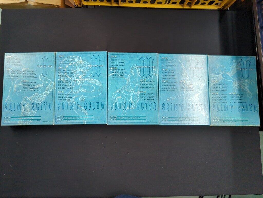 アニメDVD 聖闘士星矢 通常版BOX全5巻 販売済み セット 聖闘士星矢TV