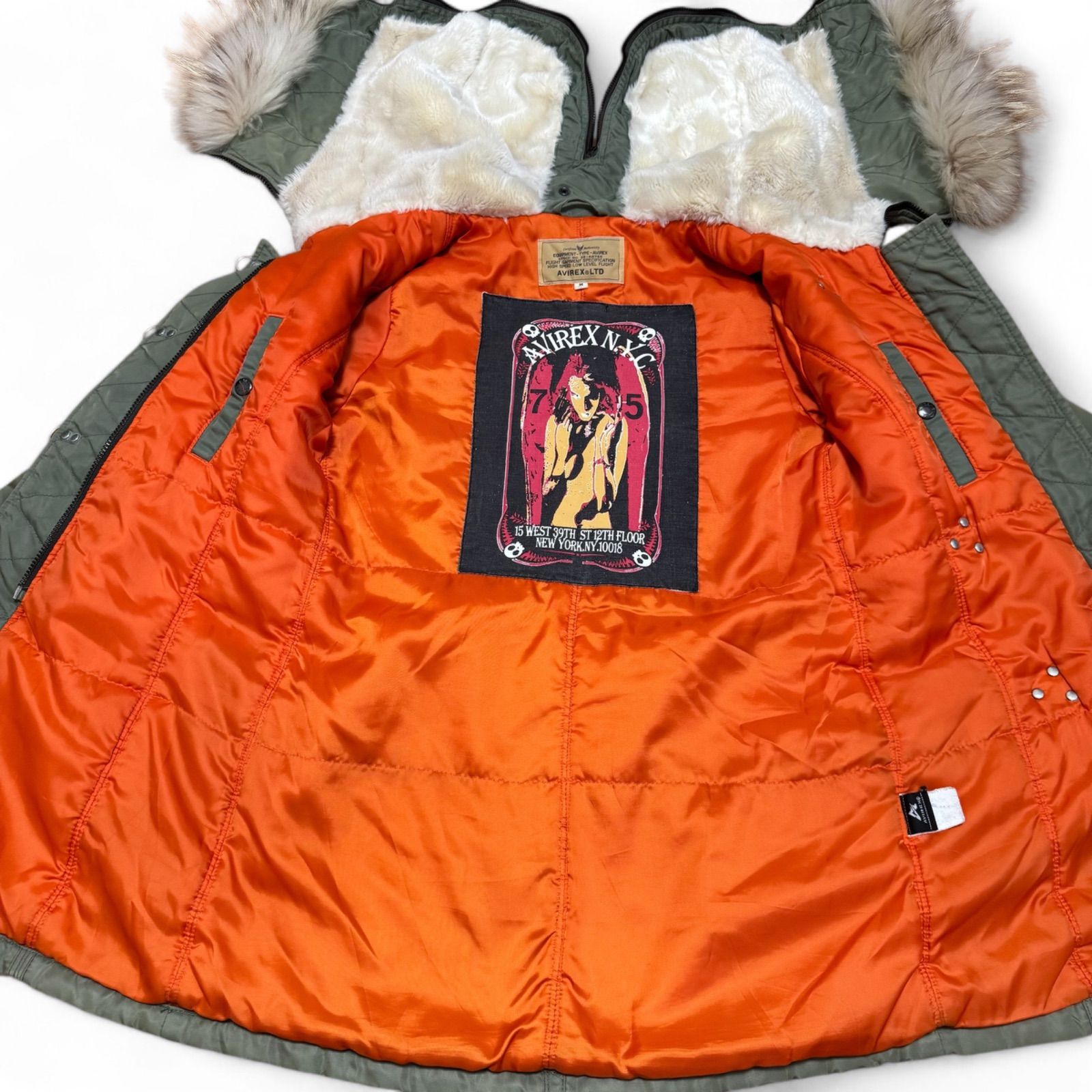 00's archive fur mouton fireman jacket 赤 【公式通販】