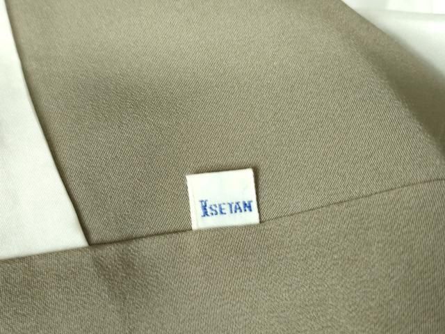 平和屋着物○本場大島紬 9マルキ 古代染色 純泥染 横段花文 山口絹織