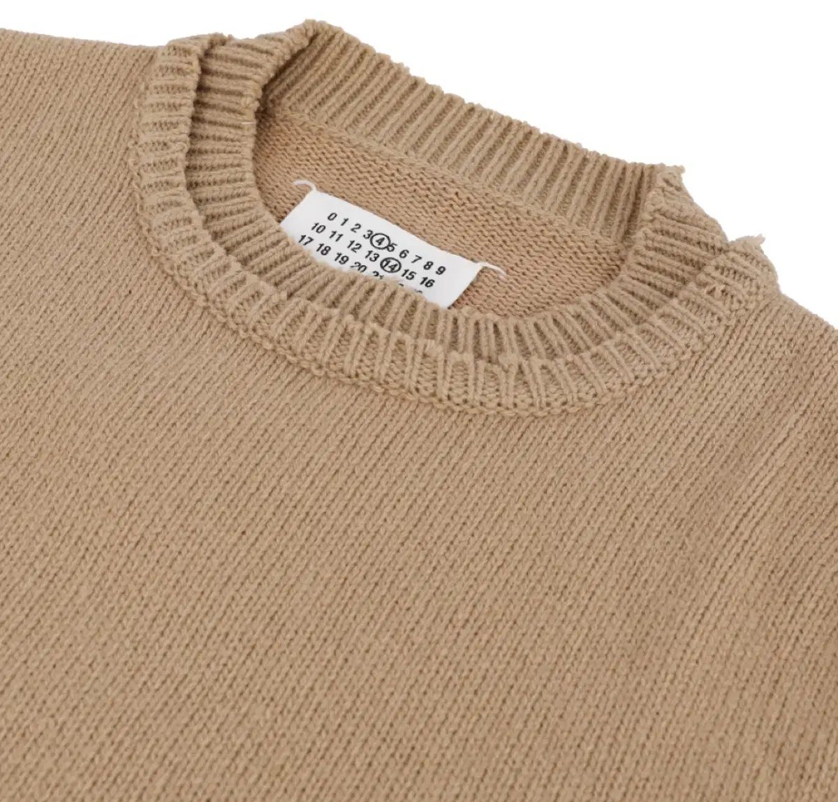 Maison Margiela(メゾンマルジェラ) バックステッチ 肘 パッチ ニット 