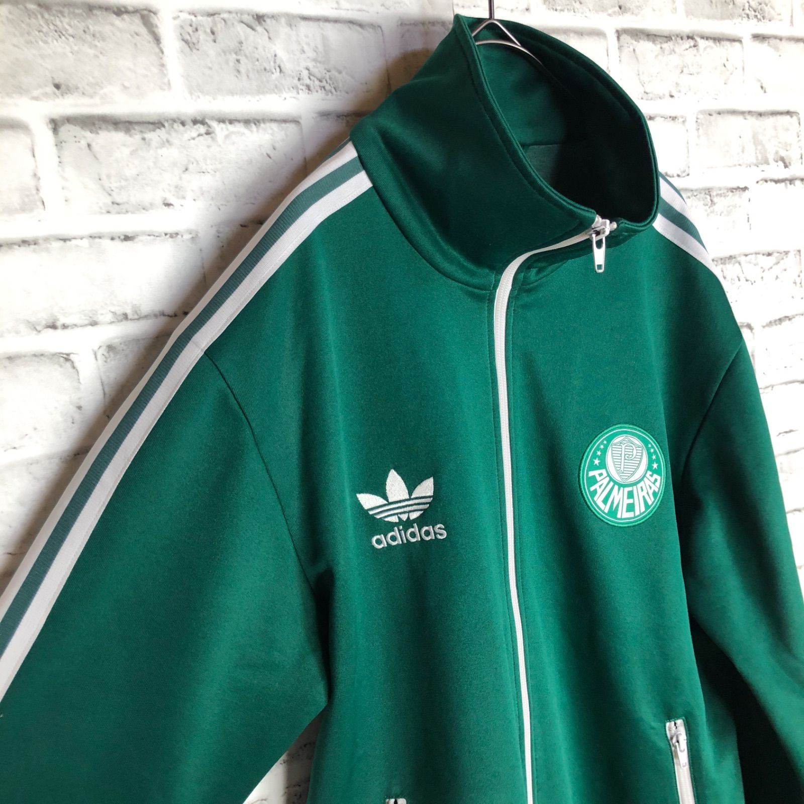 希少XL⭐️adidasトラックジャケット PALMEIRAS⚽️ビンテージ 緑