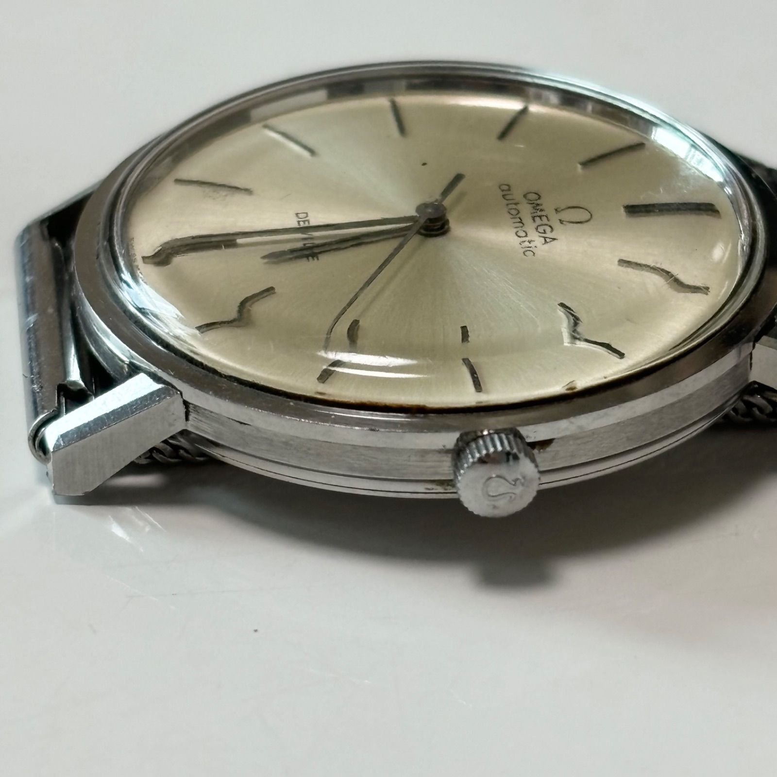 オメガ OMEGA デヴィル DE VILLE 自動巻 オートマチック ケースのみ 動作品 メンズウォッチ オメガ OMEGA デビル DE VILLE 自動巻き 腕時計