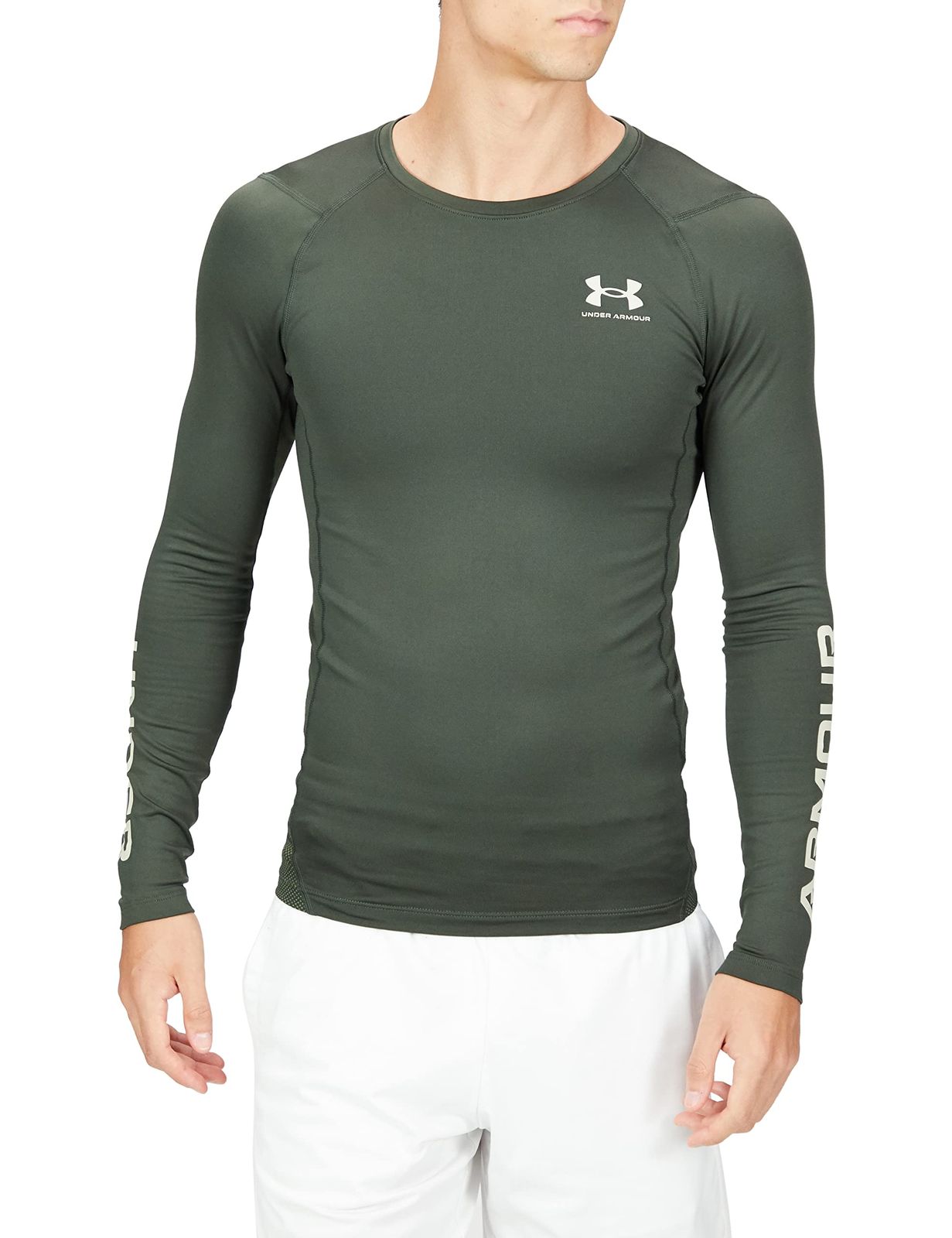 アンダーアーマー UA COLDGEAR ARMOUR CREW NOVELTY SHIRT Baroque Green | | Free Size
