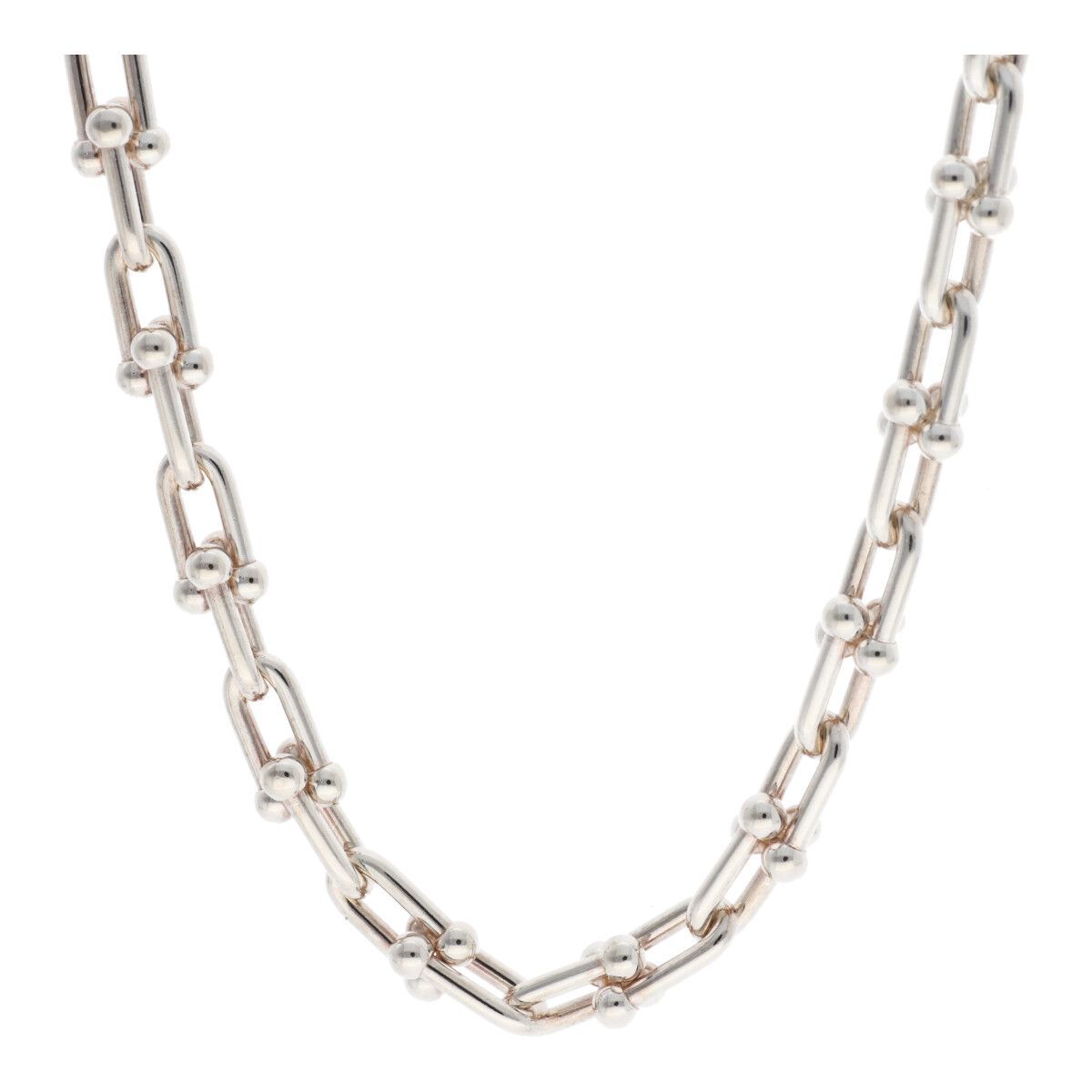 中古】 Tiffany ＆ Co. ティファニー ハードウェア リンク ネックレス