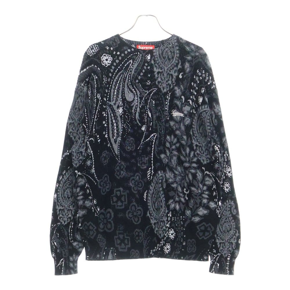 SUPREME (シュプリーム) 24SS Printed Paisley Sweater プリント