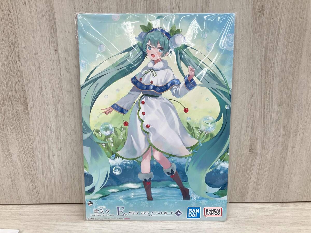 雪ミク一番くじ third season E賞 イラストボード2015 - メルカリ