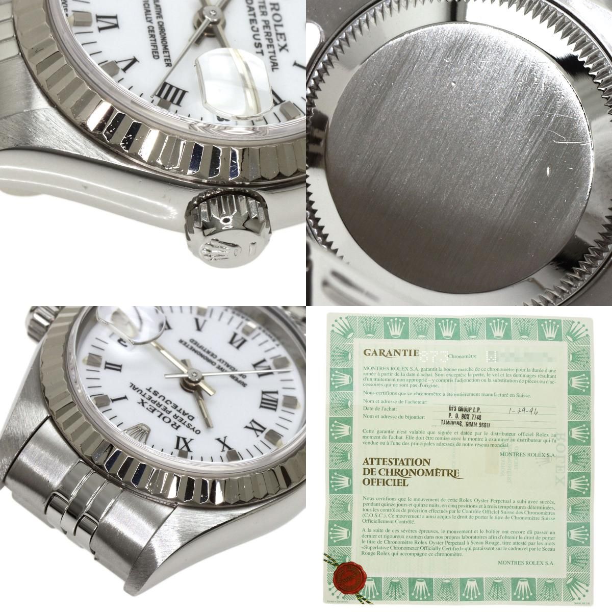 ROLEX ロレックス 69174 デイトジャスト クロノメーター 腕時計 SS SS