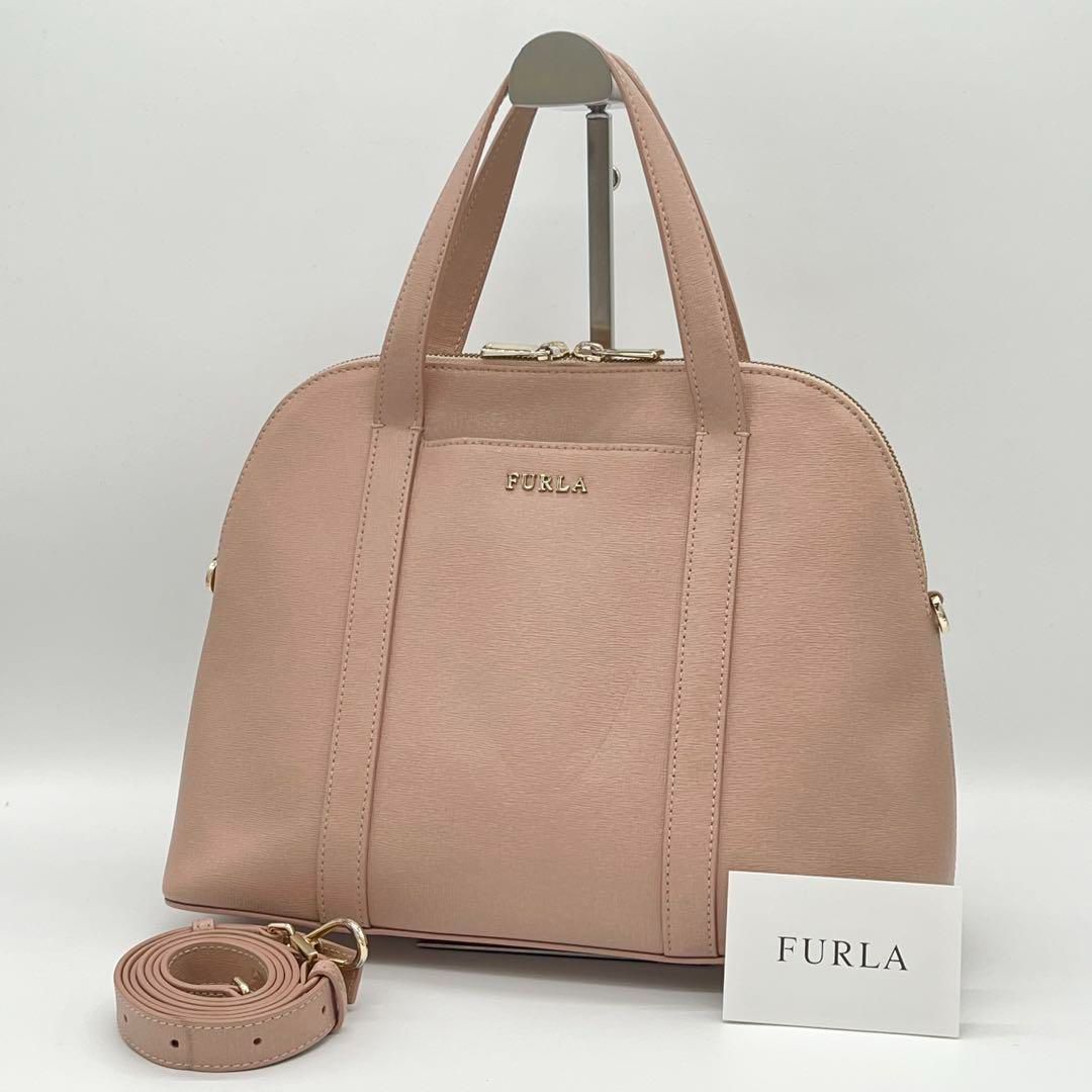 ✨美品✨️FURLA サンディ ハンドバッグ 2way ショルダーバッグ - メルカリ