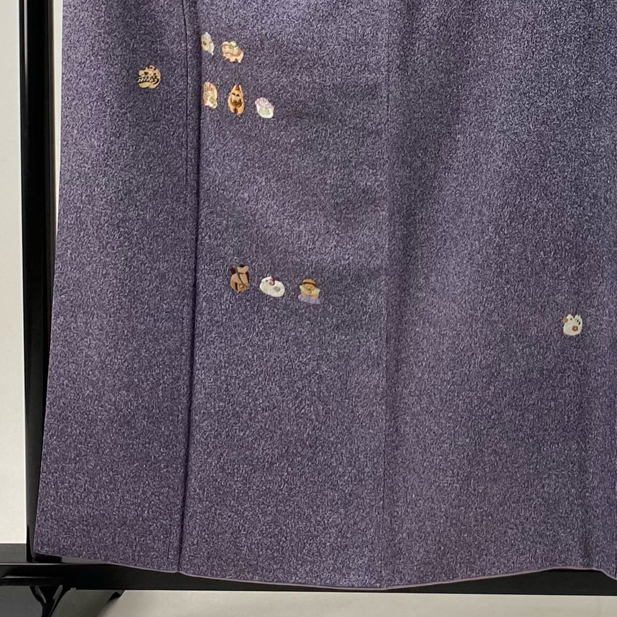 付下げ 身丈158.5cm 裄丈64cm M 袷 落款 幾何学模様 縮緬 ぼかし