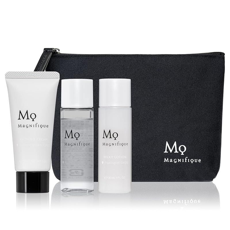 コーセーkose 洗顔、化粧水、乳液セット　サンプル付 KOSE マニフィーク メンズ スキンケア トライアルセット 【洗顔