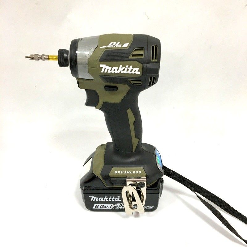 美品 makita マキタ 充電式インパクトドライバ TD173DRGXO オリーブ 