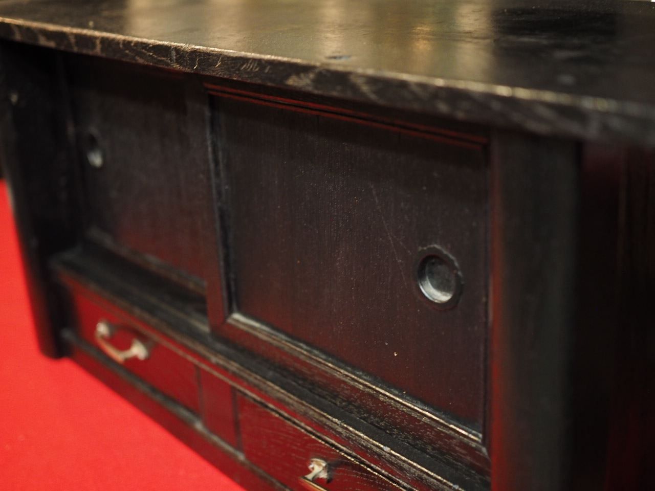 昭和初期の小さなローボード 展示台 古録展 品番F4484 MARWIL-DEMENAGEMENTS_CH