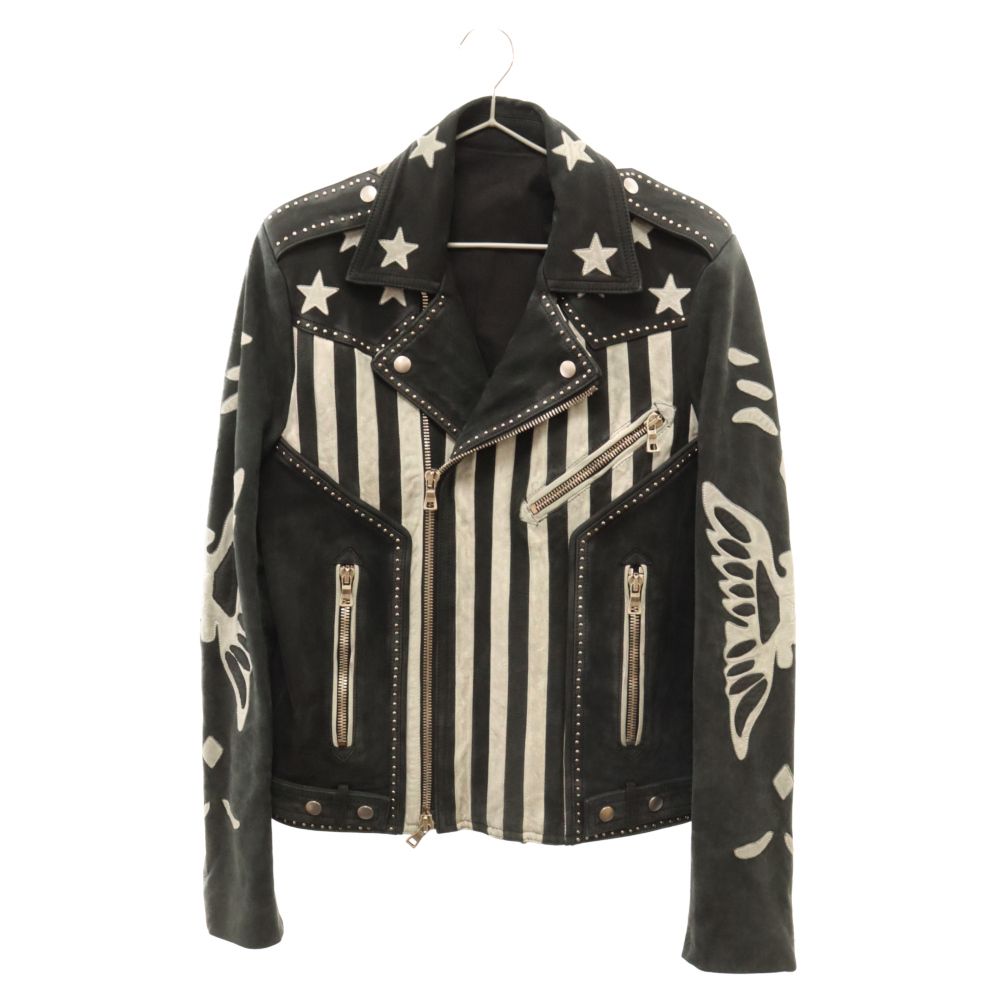 BALMANライダース BALMAIN - 新品 希少 BALMAIN×H&M ライダース ジャケット 羊皮
