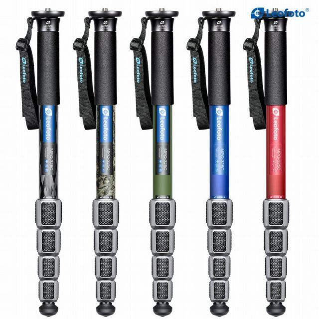  Leofoto レオフォト MPQ 325 C グリーン 防水カーボン一脚 一脚 カメラアクセサリー