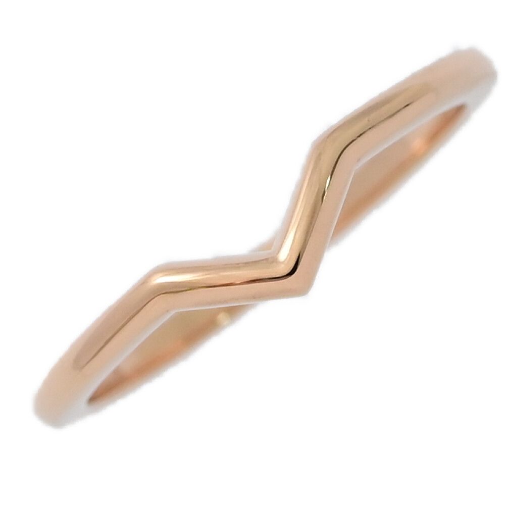 TIFFANY ＆ Co. ティファニー Vバンドリング･指輪|K18PG|750-1.8g|9号| 49|ピンクゴールド|翌日配送可 ♀ S レディース 591346