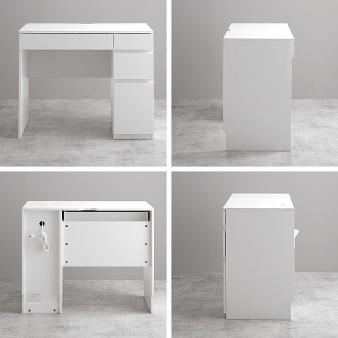 引き出し付きコンパクトデスク