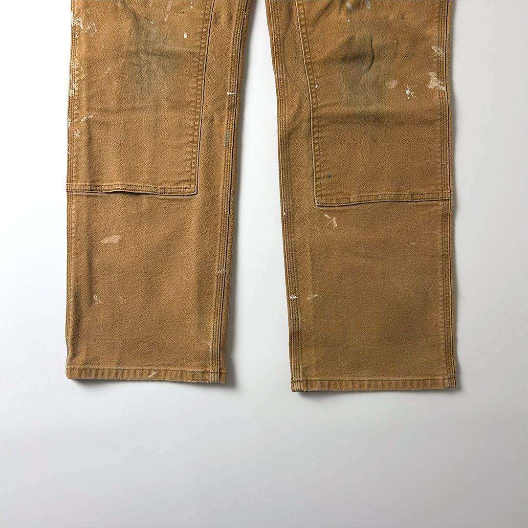 60s 70s carhartt ダブルニーペインターパンツ W35 L32 00s メキシコ製 carharttカーハート ダブルニー ダック地