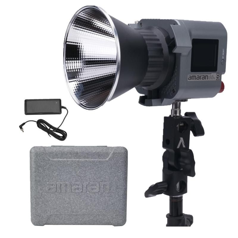 Aputure Amaran 60X S 60W LED撮影ライト 2700K～6500K色温度 CRI96 TLCI96 333005lux1m 9つの照明効果 複数の電源方式 アプリ制御 Bo