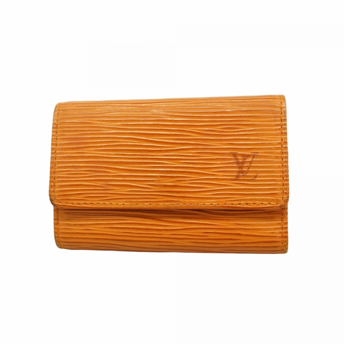 【美品！】ルイヴィトン エピ ミュルティクレ4　４連　キーケース　ケニアブラウン LOUIS VUITTON - 美品 ヴィトン エピ ミュルティクレ4 キー