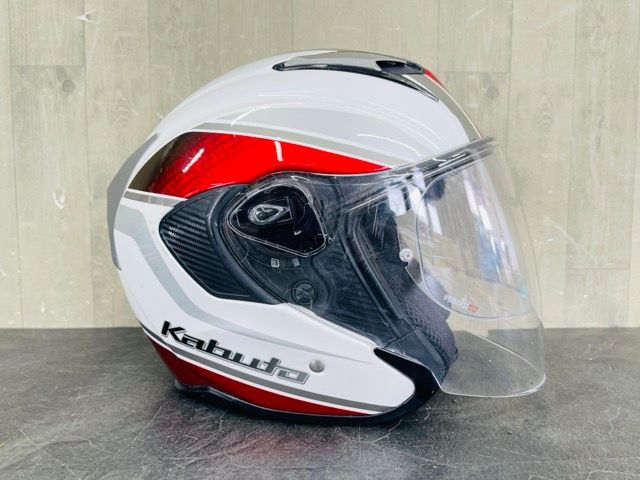 Kabuto Exceed ジェットヘルメット ホワイト/レッド Kabuto Exceed ジェットヘルメット ホワイト/レッド OGK Kabuto OGK