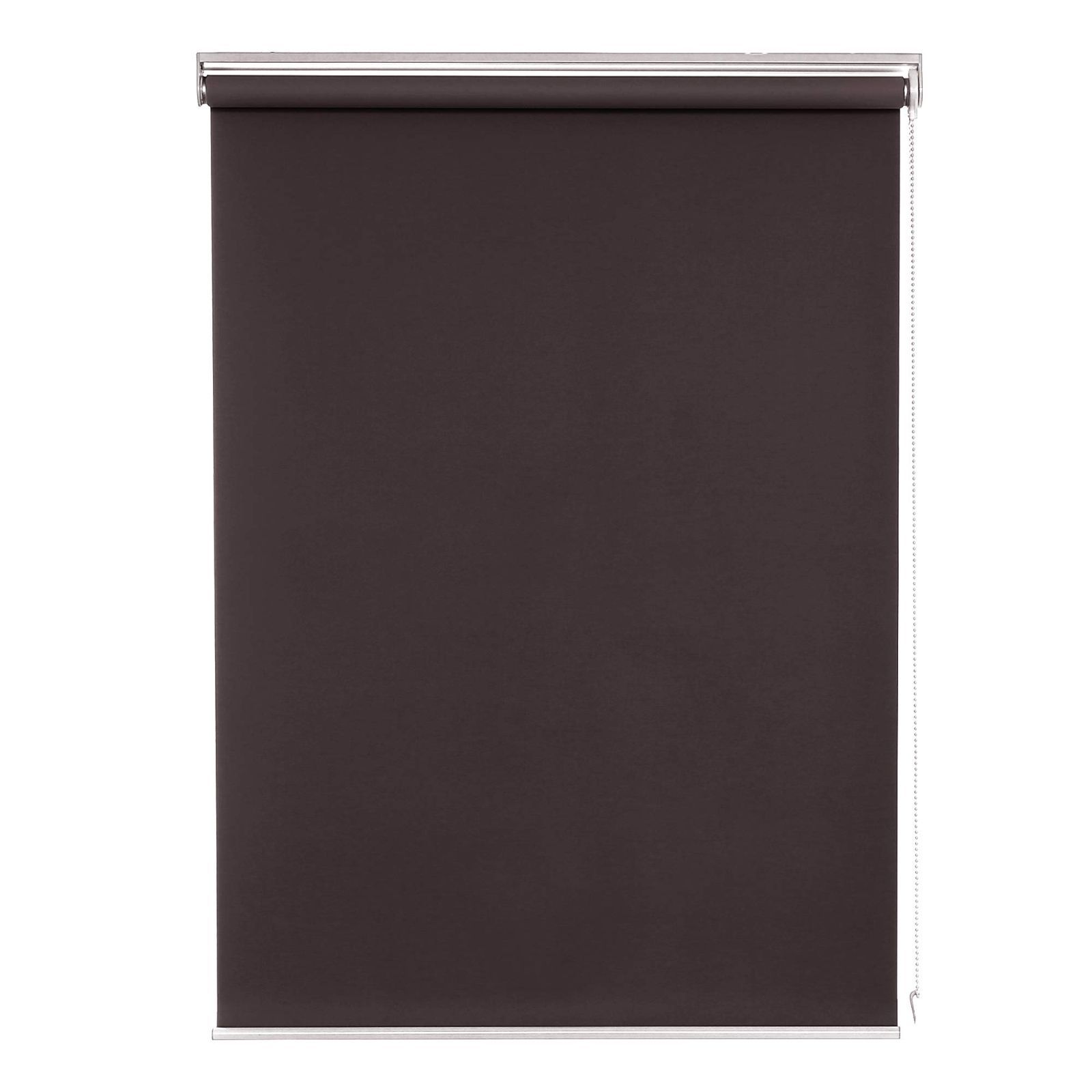 Size:幅80x丈220cm_Color:ダークブラウン Deconovo ロールスクリーン ロールカーテン 1級遮光 断熱 遮熱 防寒 防音 UVカット 13サイズ 表裏同色 幅80cm 丈220cm ダークブラウン