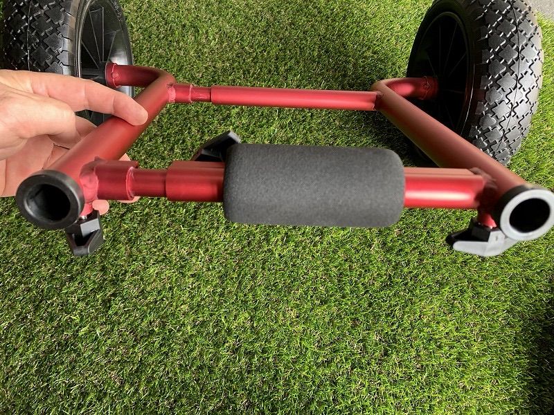 ボートのマウントに差し込むマウントドーリー ノンパンクタイヤ付き