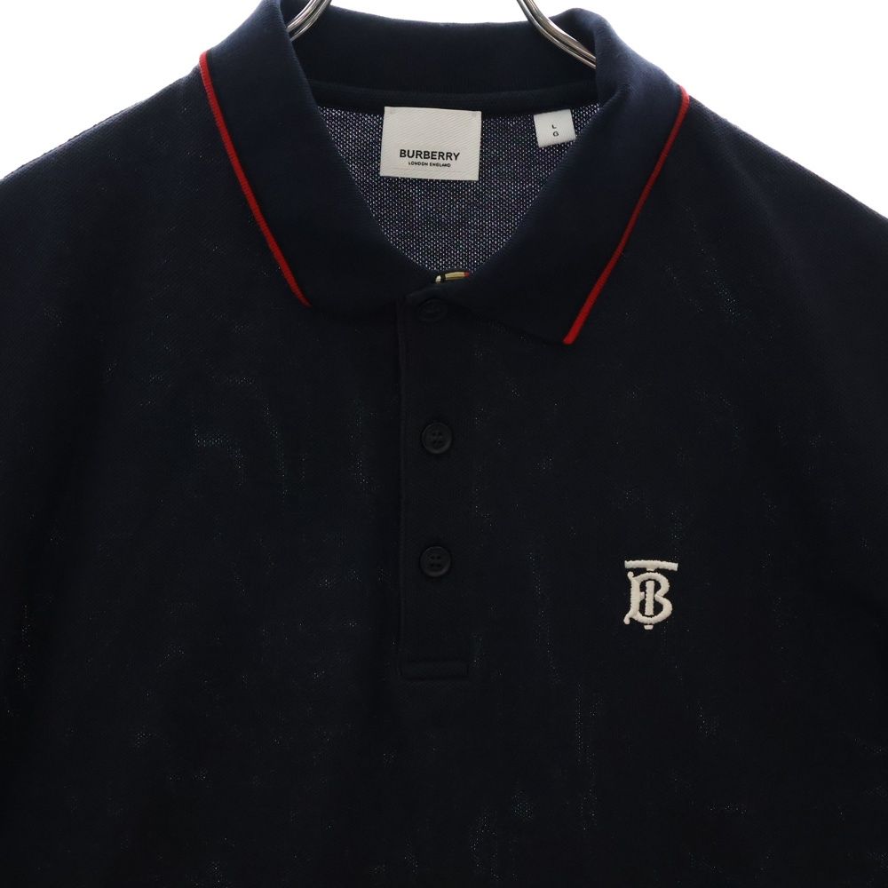 BURBERRY バーバリー メンズ 半袖 ポロシャツ TB ロゴ チェック