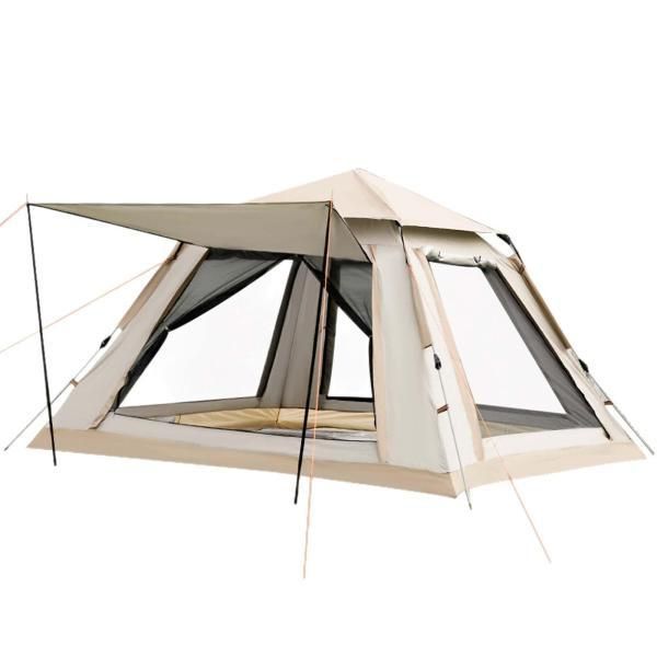 自動キャンプテント 4面安定 登山 トレッキング 外出 5?8人用