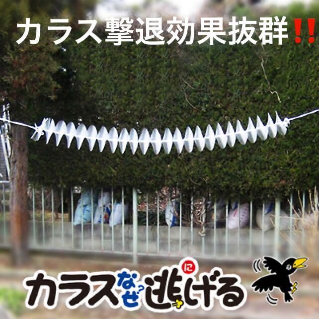 【挑戦中】 カラス撃退 効果抜群 カラス 対策 カラスなぜ逃げる? 強力タイプ ３個セット 送料無料。