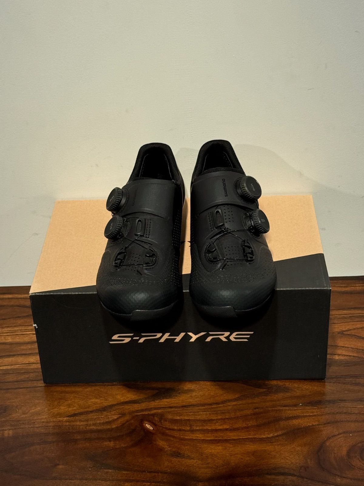 SHIMANO S-PHYRE RC9 SH-RC902 SPDSL シマノ シューズ ビンディングシューズ ロードバイク 黒 25.5cm 26cm BRIGHTFACE_UK