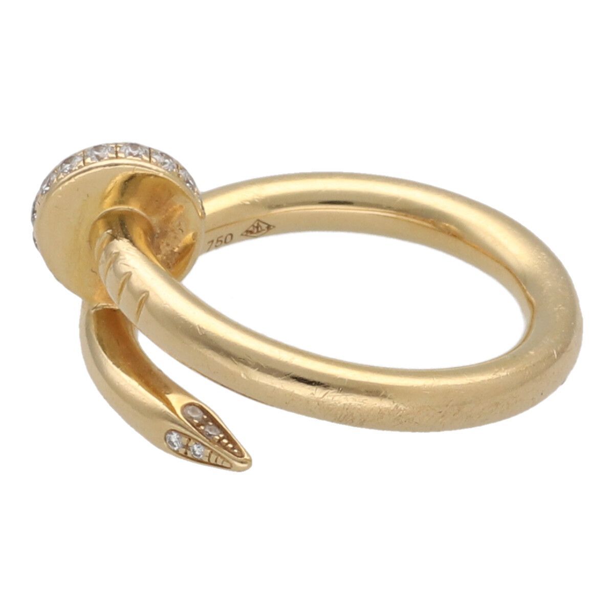 中古】 Cartier カルティエ ジュストアンクルリング 50 B4216950 K18YG 