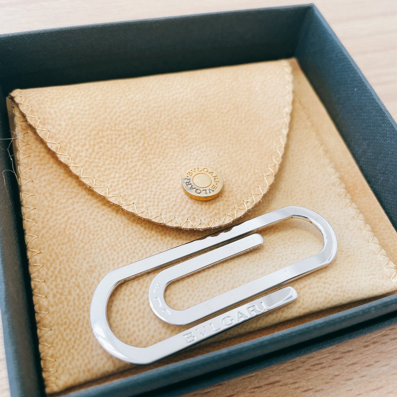 美品】BVLGARI ブルガリ マネークリップ シルバー925 イタリア製