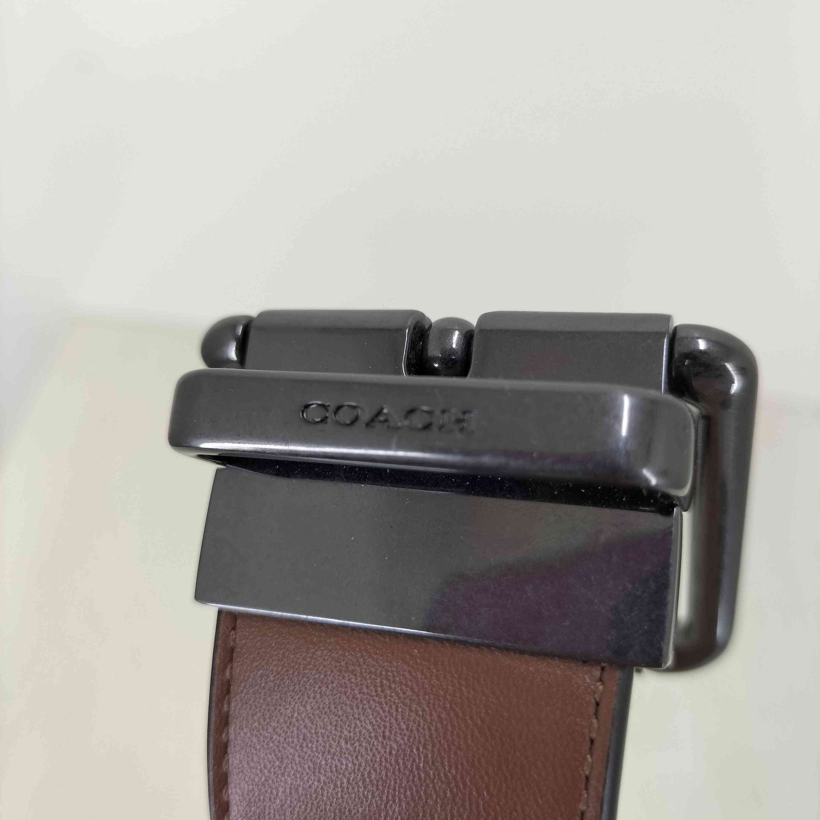 COACHコーチ新品正規品リバーシブルレザーベルト コーチ COACH リバーシブルレザーベルト メンズ 表記無 - メルカリ