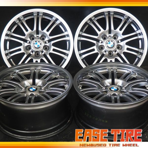 希少 BMW E46 M3 純正アルミホイール 【 18×8J +47 / 9J +26 120
