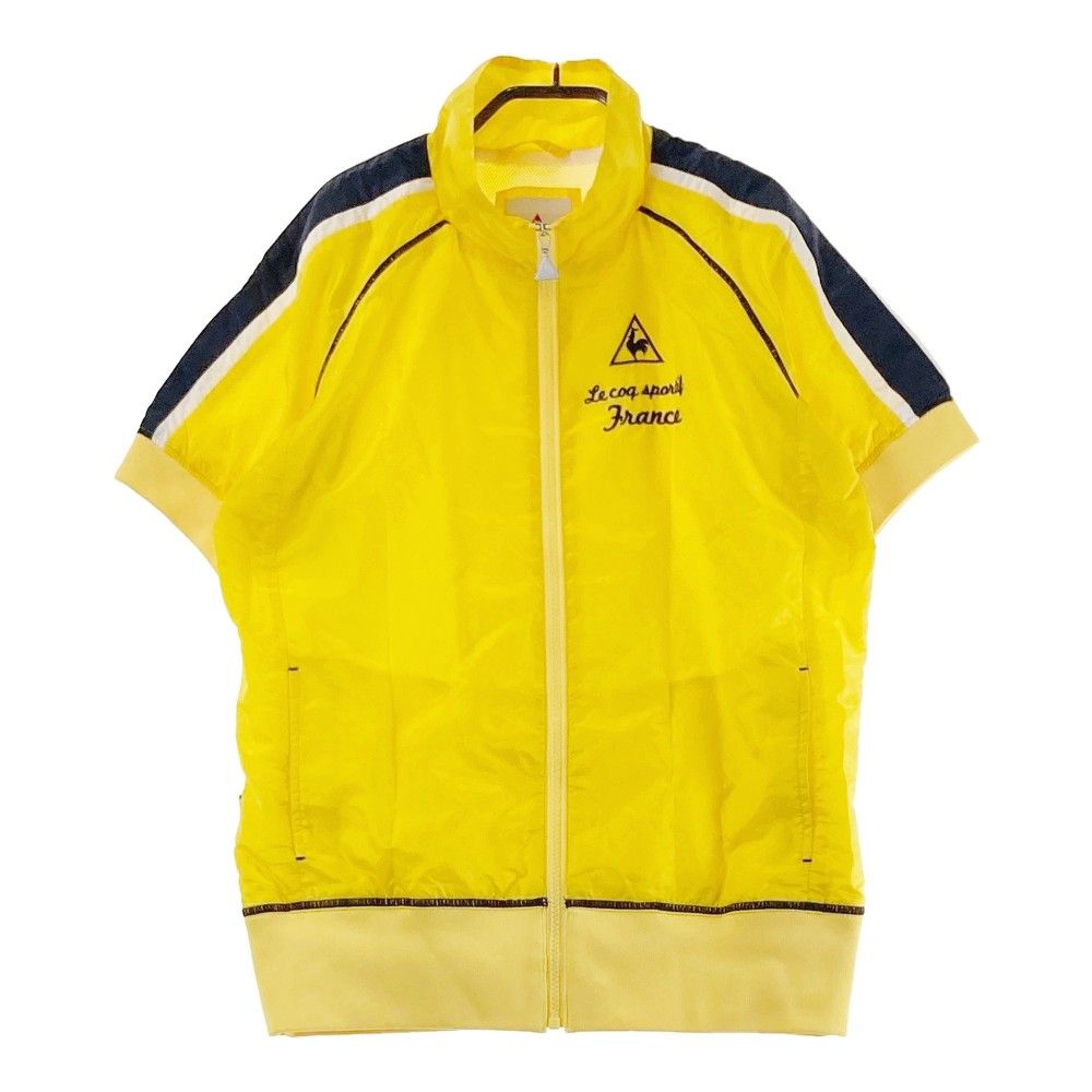 サイズ：L LE COQ GOLF ルコックゴルフ 裏メッシュ 半袖ジップ