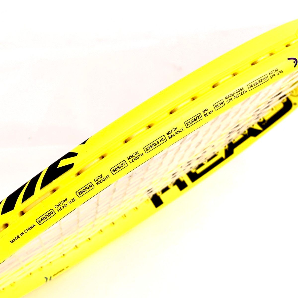 HEAD EXTREME S グラフィン 硬式テニスラケット   イエロー   ユニセックス　240002230807 HEAD EXTREME S グラフィン 硬式テニスラケット イエロー ユニ