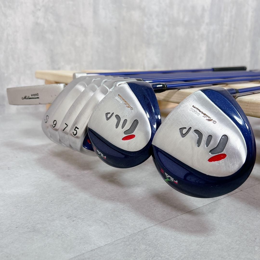 X960 FILA ミレニアム2000 レディース ゴルフ クラブ セット 8点 X960 FILA ミレニアム2000 レディース ゴルフ クラブ セット 8点