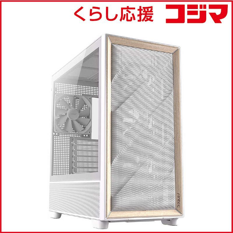 新作登場，新品 【 新品 未開封 】 ANTEC　PCケース　FLUX White 未使用 送料無料 PCケース(自作PC用)